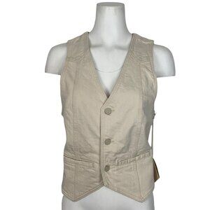 Mother Superior The Masked Rider Vest M Cream NEW